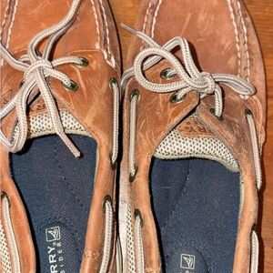 Sperry Men's Tan Leather Boat Shoes